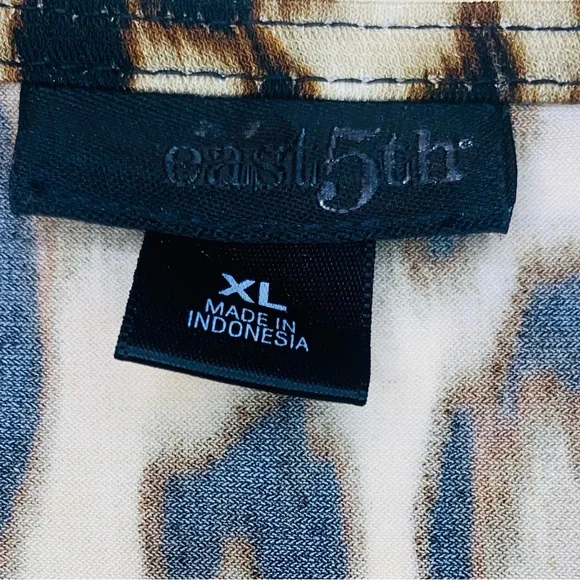 east 5th Leopard Print Wrap Dress - Picture 2 of 3